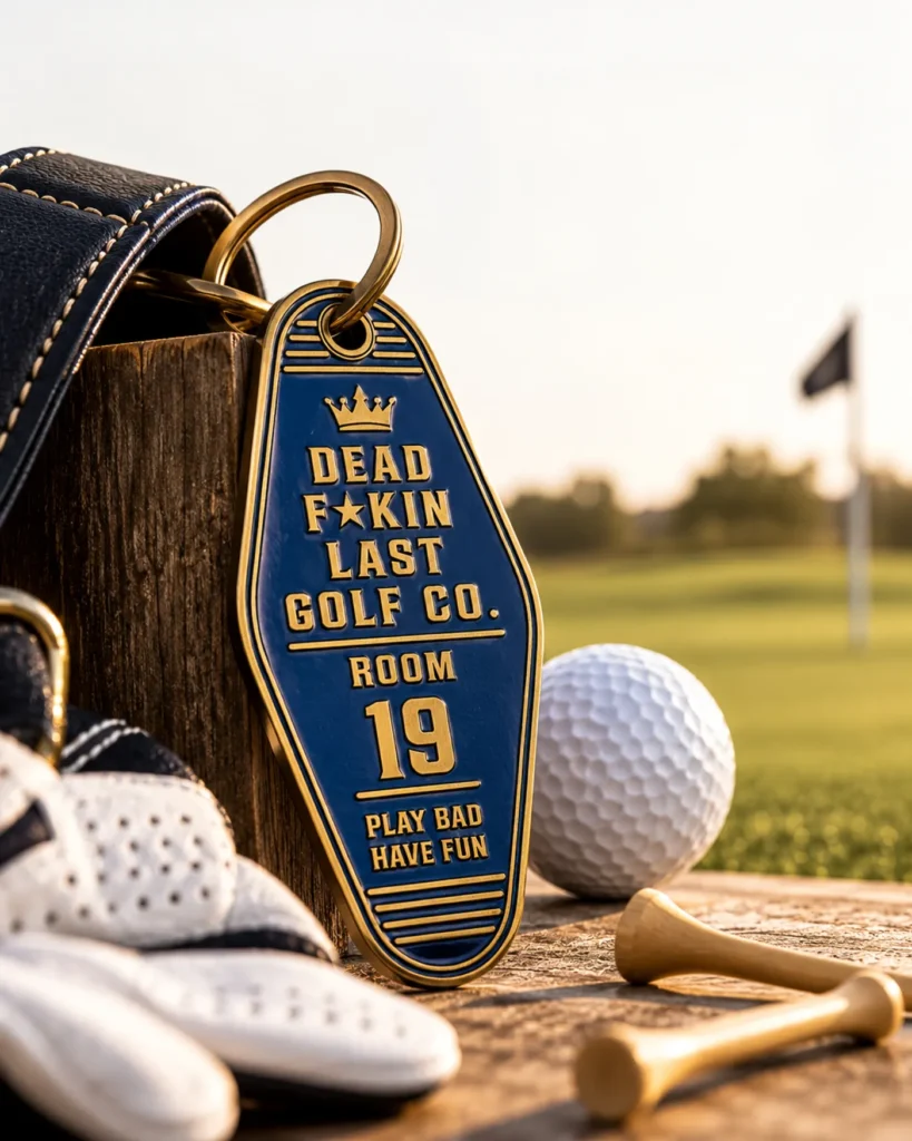 Golf club keytag patch