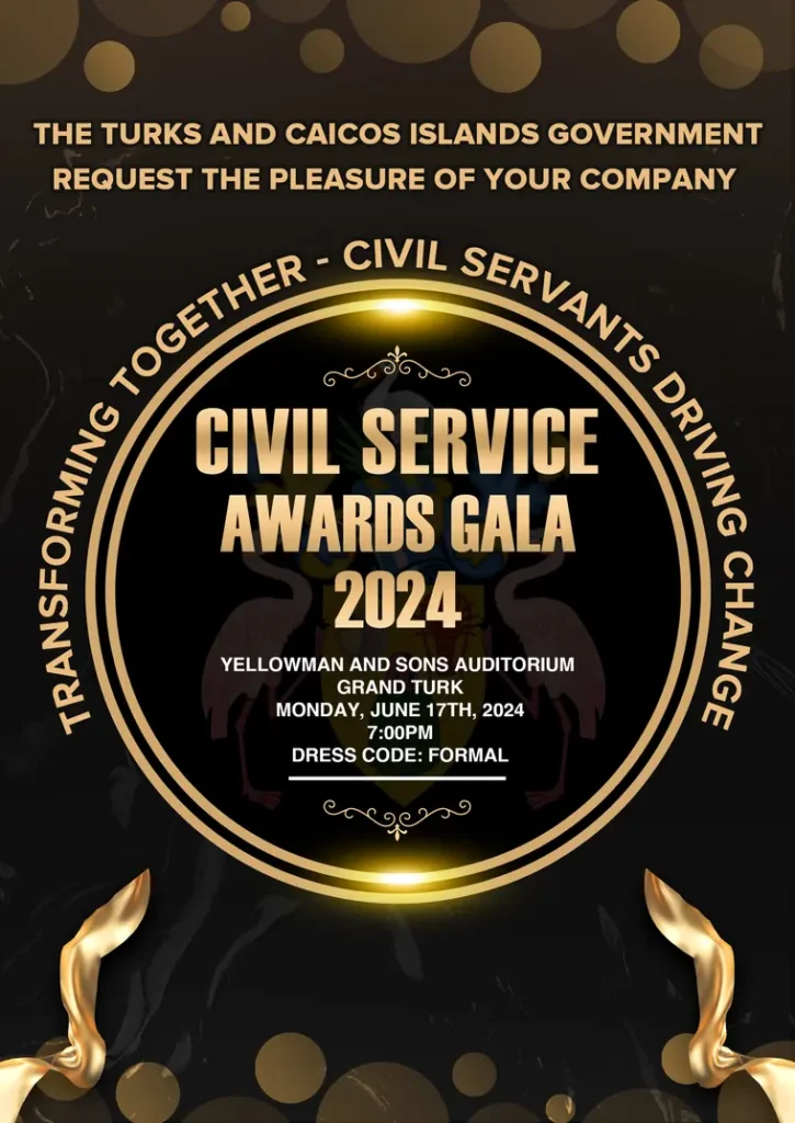 Civil service gala invitation design