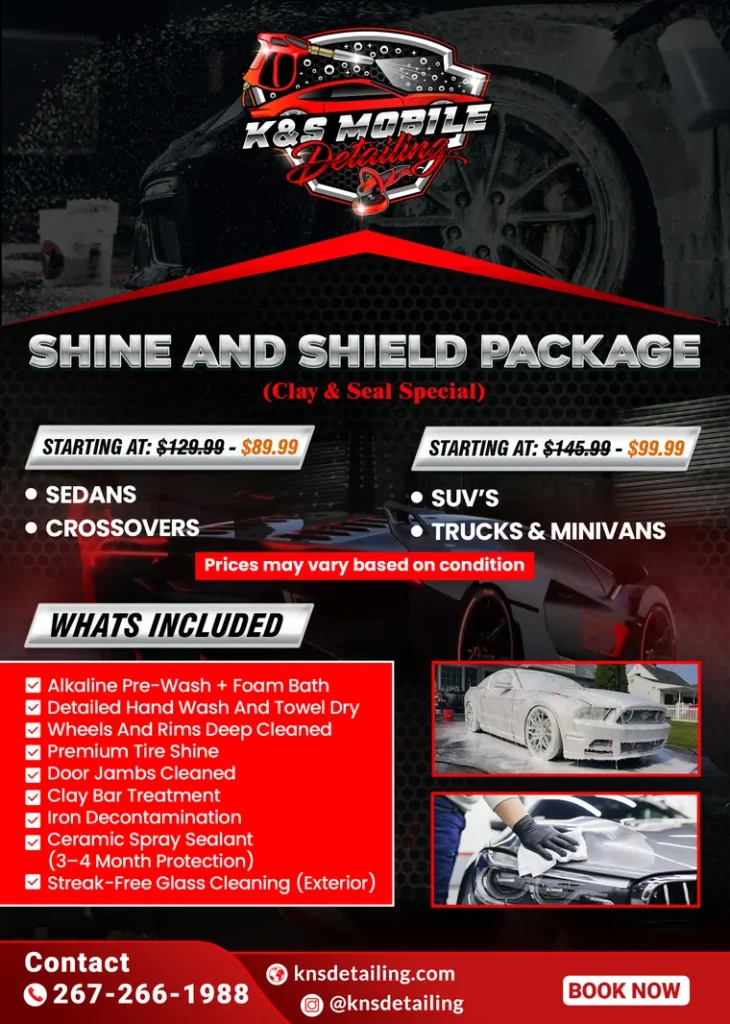 K&S Mobile Detailing flyer design